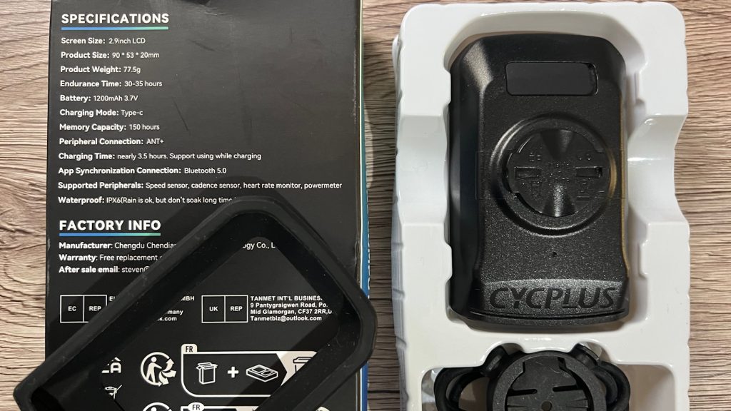 Cycplus M1 GPS bike computer review